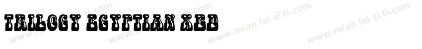 Trilogy Egyptian XBd字体转换
